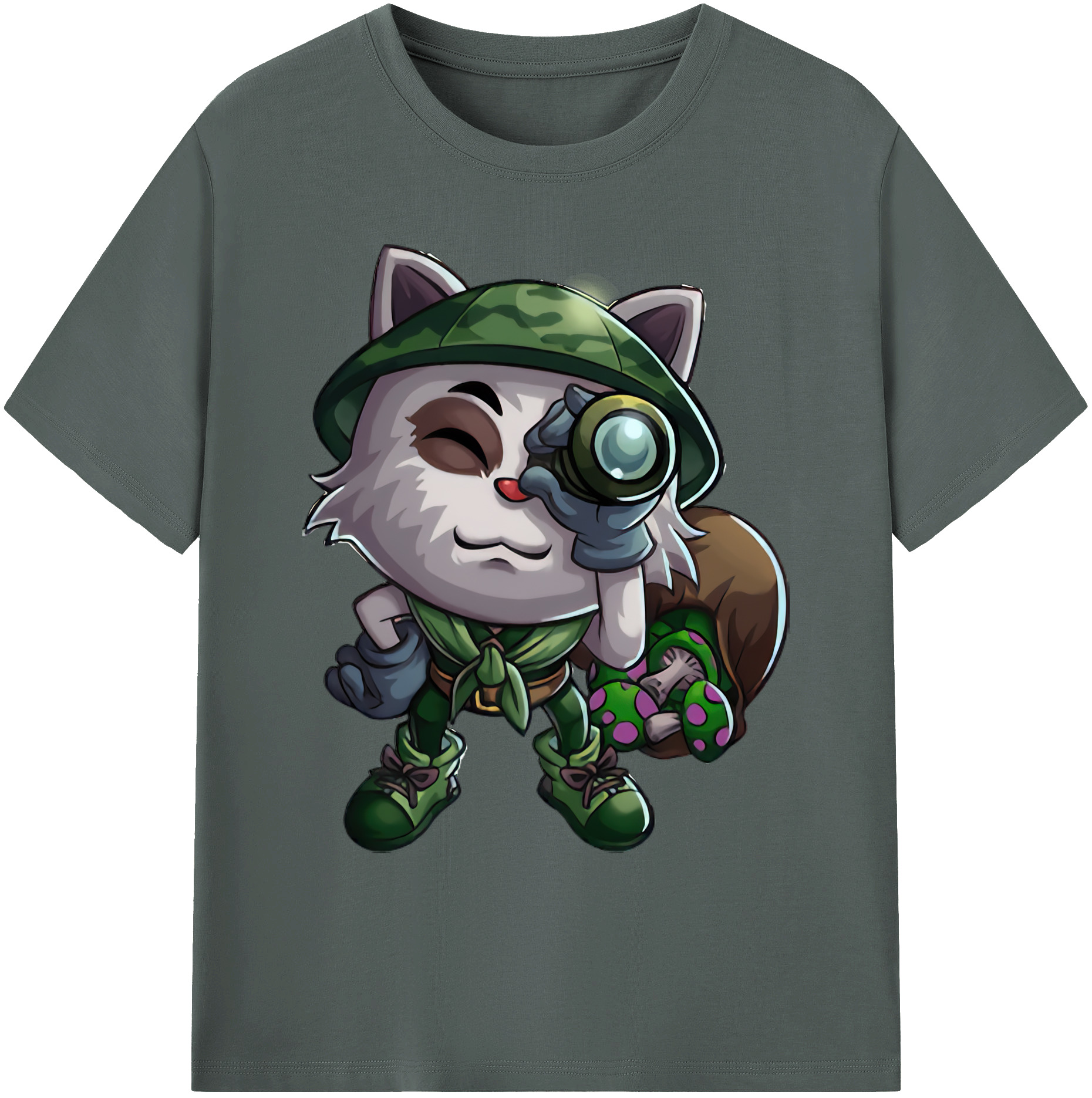 リーグ・オブ・レジェンド League of Legends LOL 綿100％ メンズ半袖Tシャツ｜肌触りやわらか＆通気性